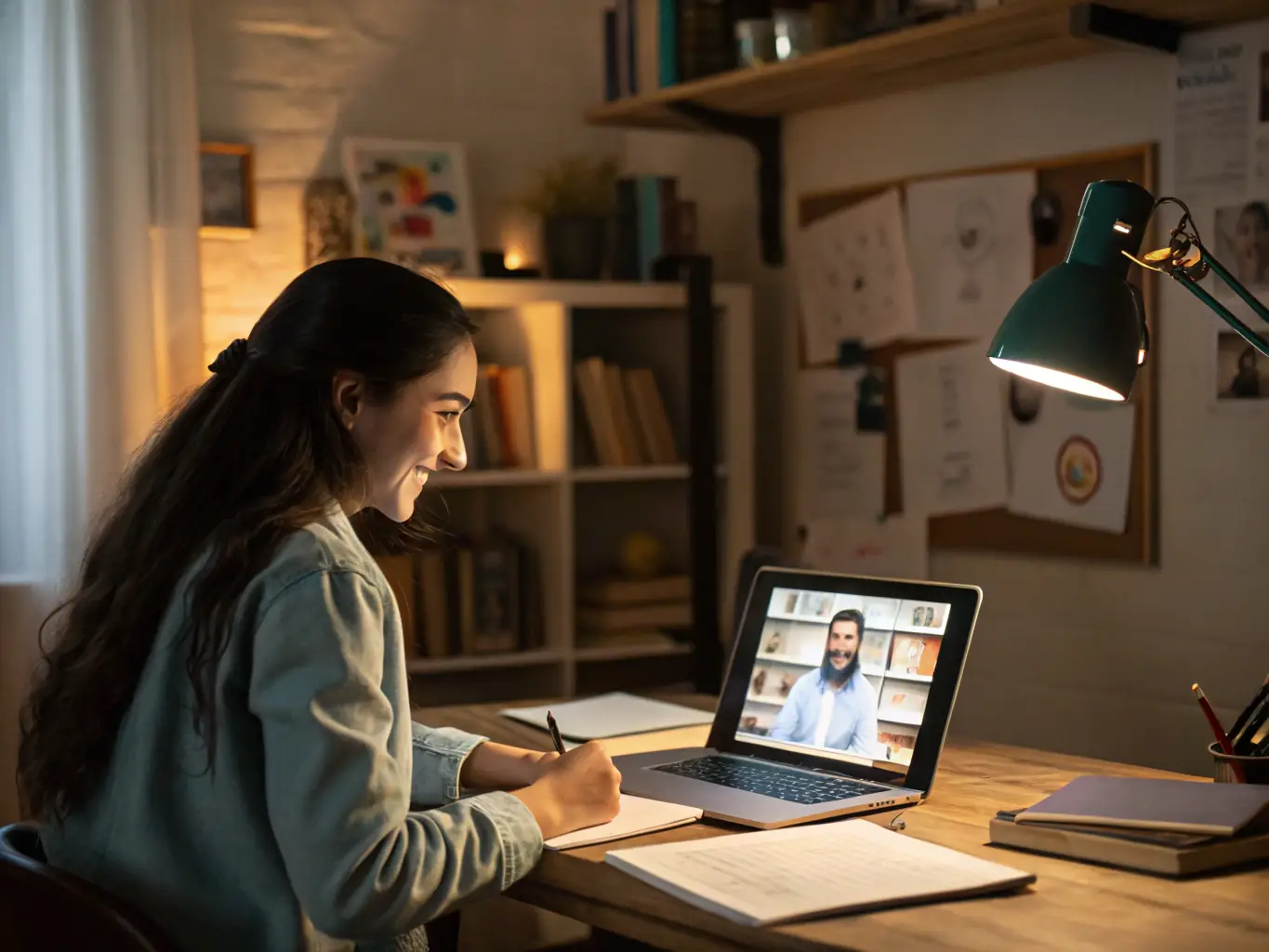 A health coach providing one-on-one guidance to a mom via video call, illustrating the personalized support offered in the Premium Plan.